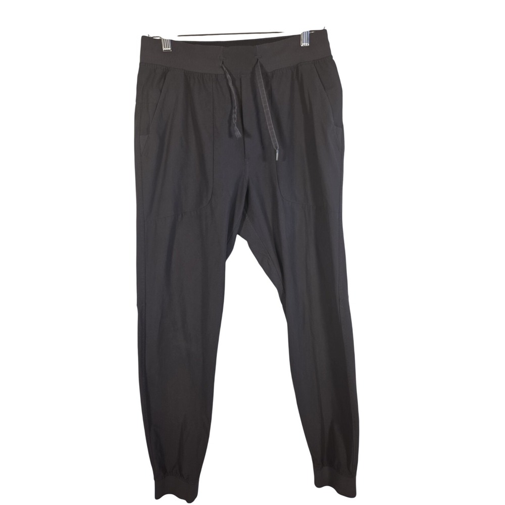Lululemon ABC Jogger Mens Medium Black Warpstreme Athletic Activewear Casual